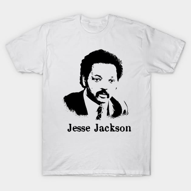 Jesse Jackson Portrait T-Shirt by Soriagk